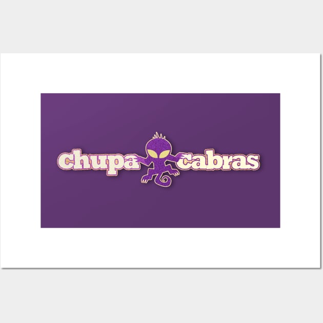 chupacabras royal purple edition Wall Art by chupacabras